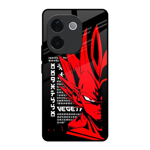 Red Vegeta IQOO Z9s Pro 5G Glass Back Cover Online