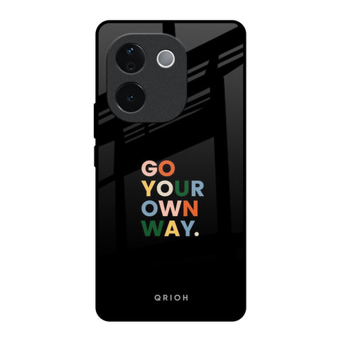 Go Your Own Way IQOO Z9s Pro 5G Glass Back Cover Online