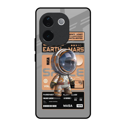 Space Ticket IQOO Z9s Pro 5G Glass Back Cover Online