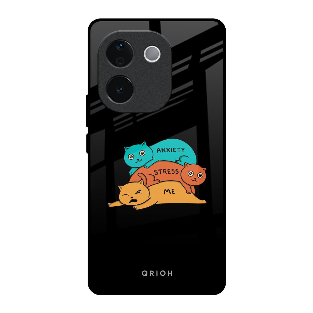 Anxiety Stress IQOO Z9s Pro 5G Glass Back Cover Online
