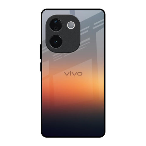 Aesthetic Orange IQOO Z9s Pro 5G Glass Back Cover Online