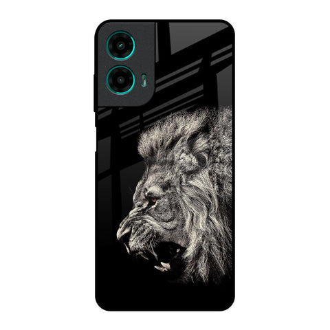 Brave Lion Motorola G35 5G Glass Back Cover Online