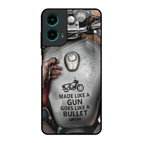 Royal Bike Motorola G35 5G Glass Back Cover Online