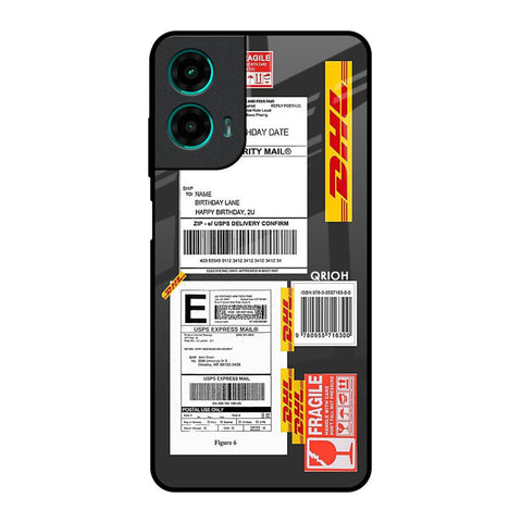 Cool Barcode Label Motorola G35 5G Glass Back Cover Online