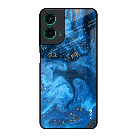 Gold Sprinkle Motorola G35 5G Glass Back Cover Online