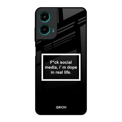 Dope In Life Motorola G35 5G Glass Back Cover Online