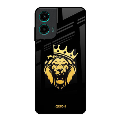 Lion The King Motorola G35 5G Glass Back Cover Online