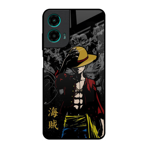 Dark Luffy Motorola G35 5G Glass Back Cover Online