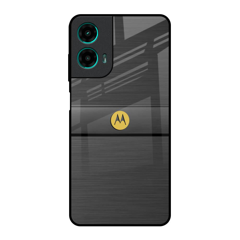 Grey Metallic Glass Motorola G35 5G Glass Back Cover Online