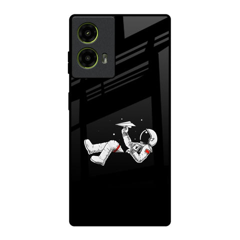 Space Traveller Motorola G85 5G Glass Back Cover Online