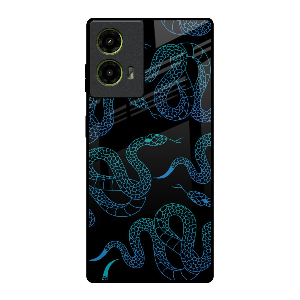 Serpentine Motorola G85 5G Glass Back Cover Online