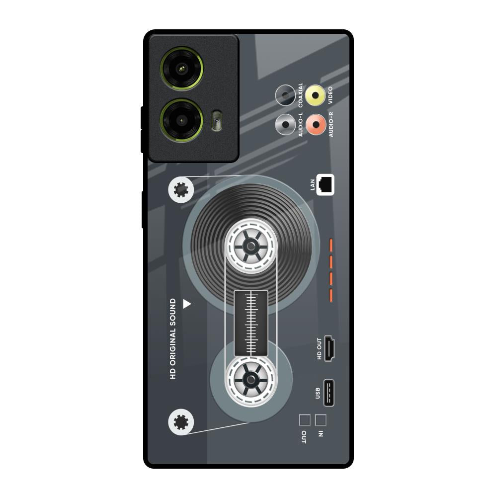 Retro Recorder Motorola G85 5G Glass Back Cover Online