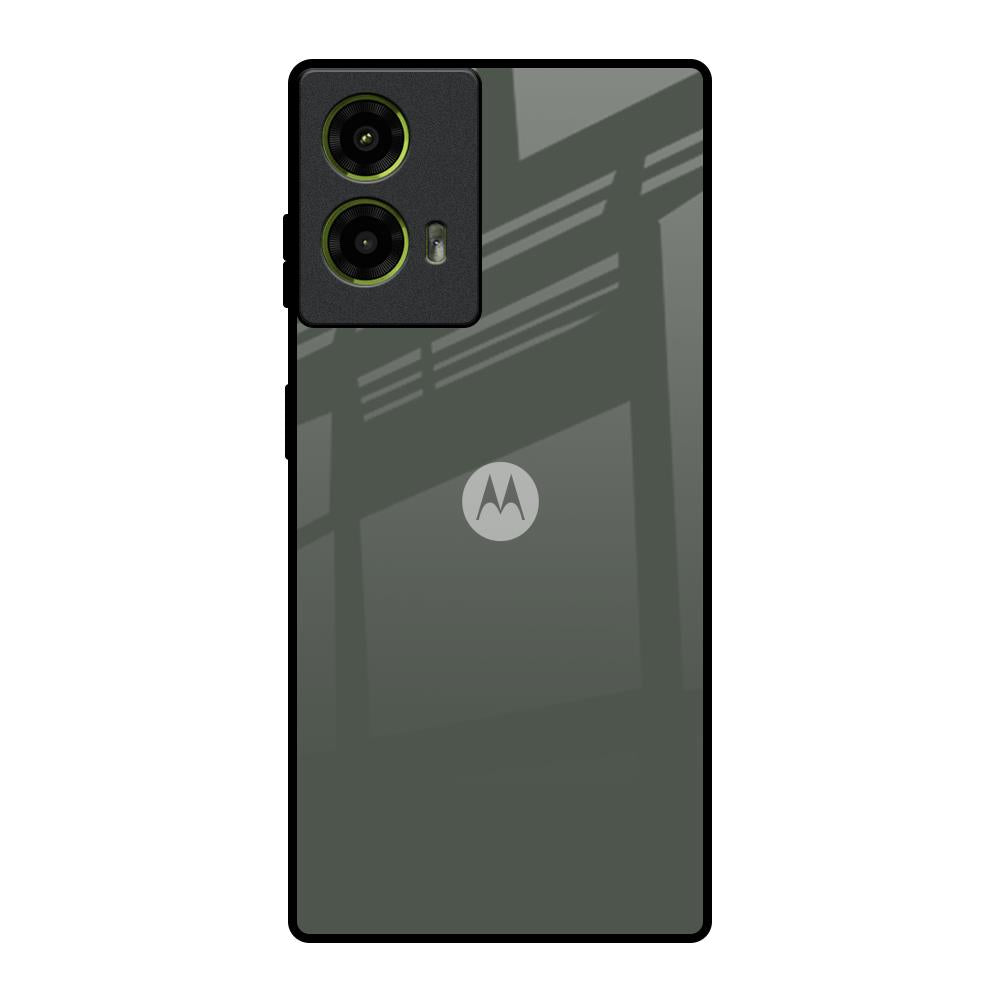 Charcoal Motorola G85 5G Glass Back Cover Online