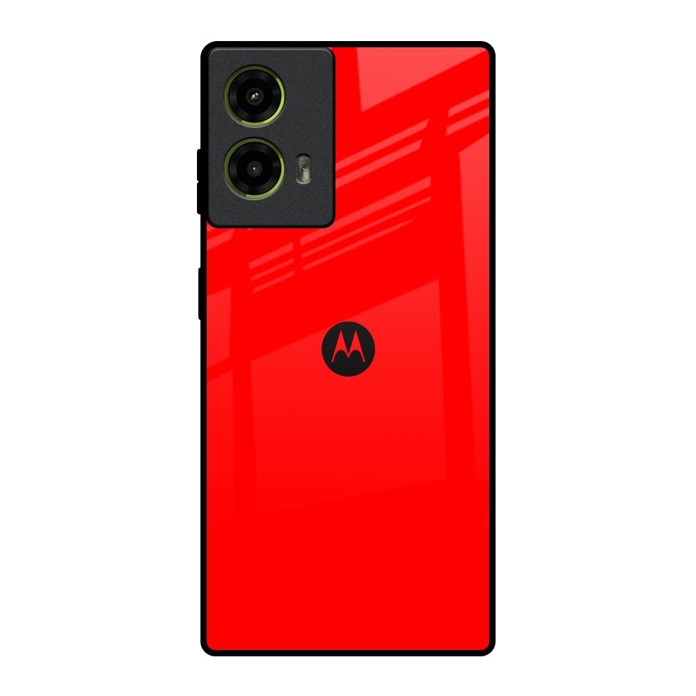 Blood Red Motorola G85 5G Glass Back Cover Online