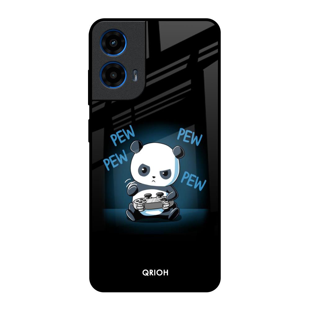 Pew Pew Motorola G45 5G Glass Back Cover Online