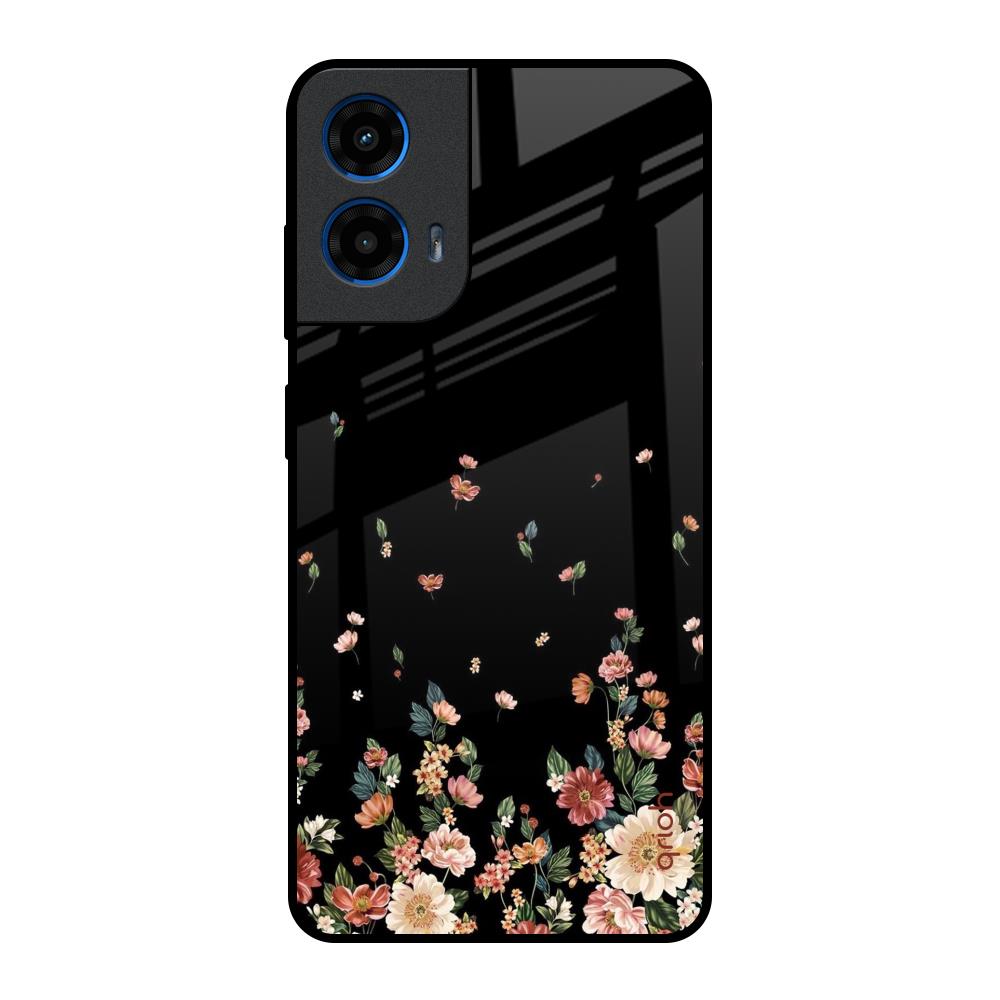 Floating Floral Print Motorola G45 5G Glass Back Cover Online