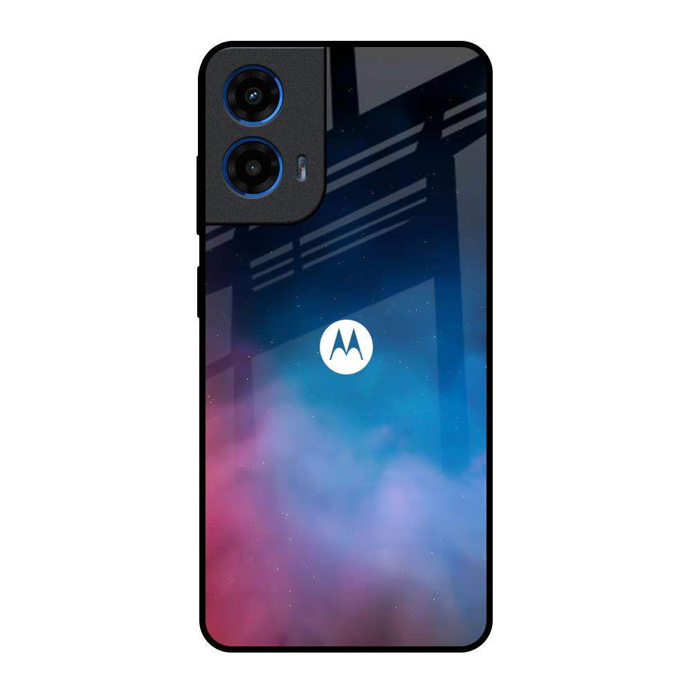 Cloudy Galaxy Motorola G45 5G Glass Back Cover Online
