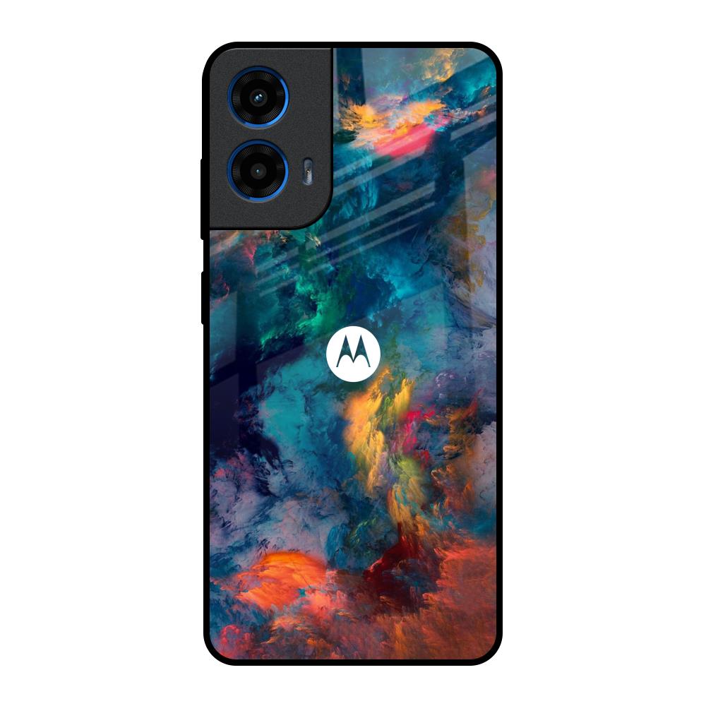 Colored Storm Motorola G45 5G Glass Back Cover Online
