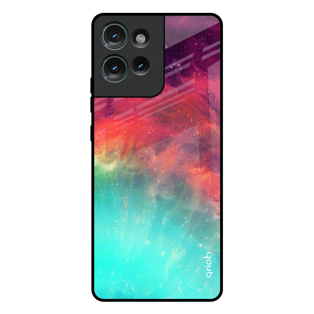 Colorful Aura Motorola Edge 50 5G Glass Back Cover Online