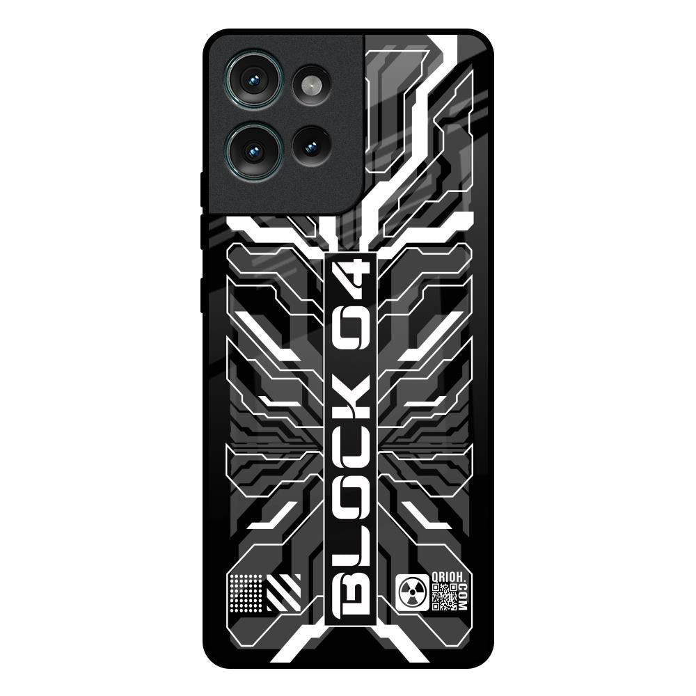 Monochrome Magic Motorola Edge 50 5G Glass Back Cover Online
