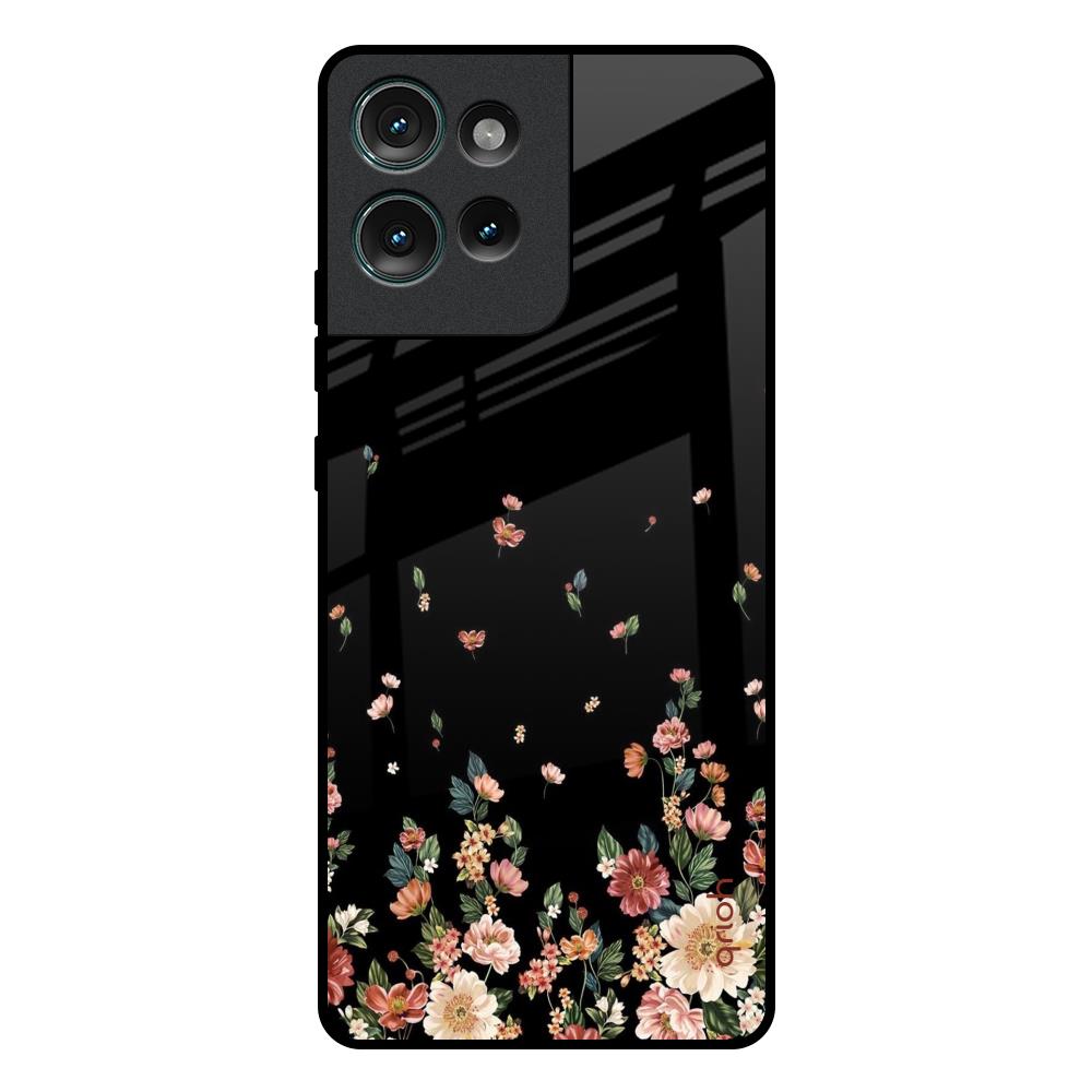 Floating Floral Print Motorola Edge 50 5G Glass Back Cover Online