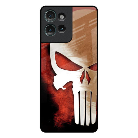 Red Skull Motorola Edge 50 5G Glass Back Cover Online
