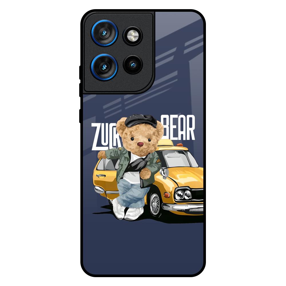Adventurous Bear Motorola Edge 50 Neo 5G Glass Back Cover Online