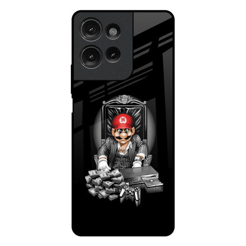 Dark Secret Motorola G75 5G Glass Back Cover Online