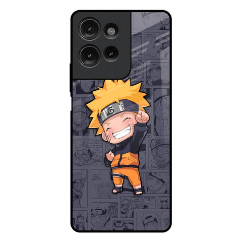 Orange Chubby Motorola G75 5G Glass Back Cover Online
