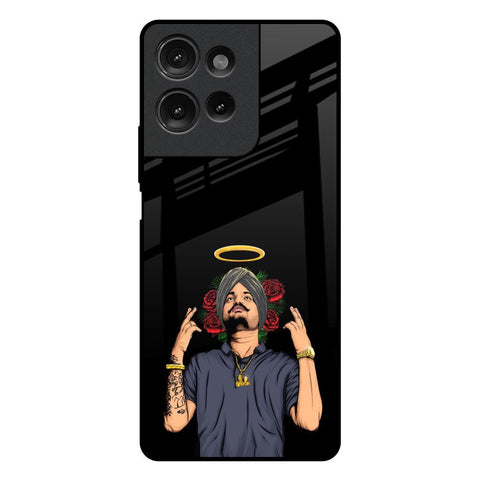 Punjabi Singer Poster Motorola G75 5G Glass Back Cover Online