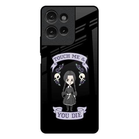 Touch Me & You Die Motorola G75 5G Glass Back Cover Online