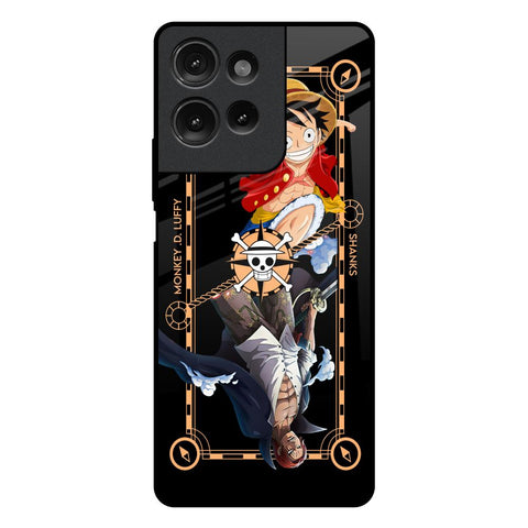 Shanks & Luffy Motorola G75 5G Glass Back Cover Online