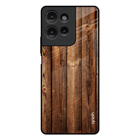 Timber Printed Motorola G75 5G Glass Back Cover Online