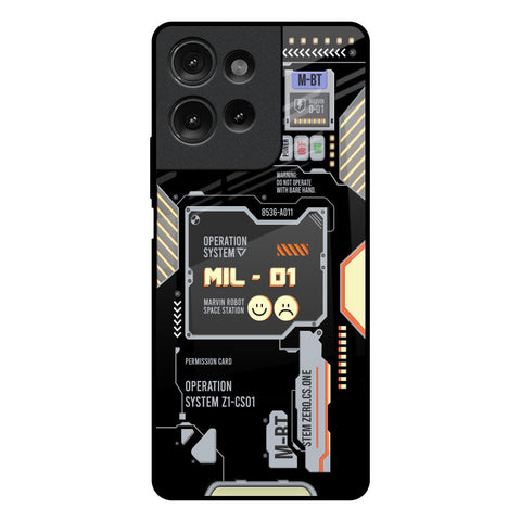 Exposed Parts Motorola G75 5G Glass Back Cover Online