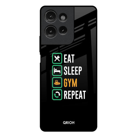 Daily Routine Motorola G75 5G Glass Back Cover Online