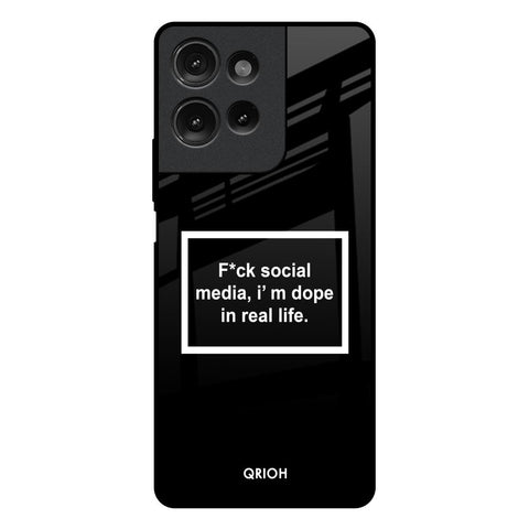 Dope In Life Motorola G75 5G Glass Back Cover Online