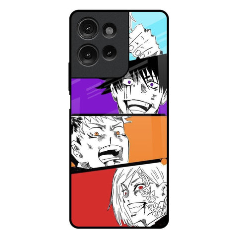 Anime Sketch Motorola G75 5G Glass Back Cover Online
