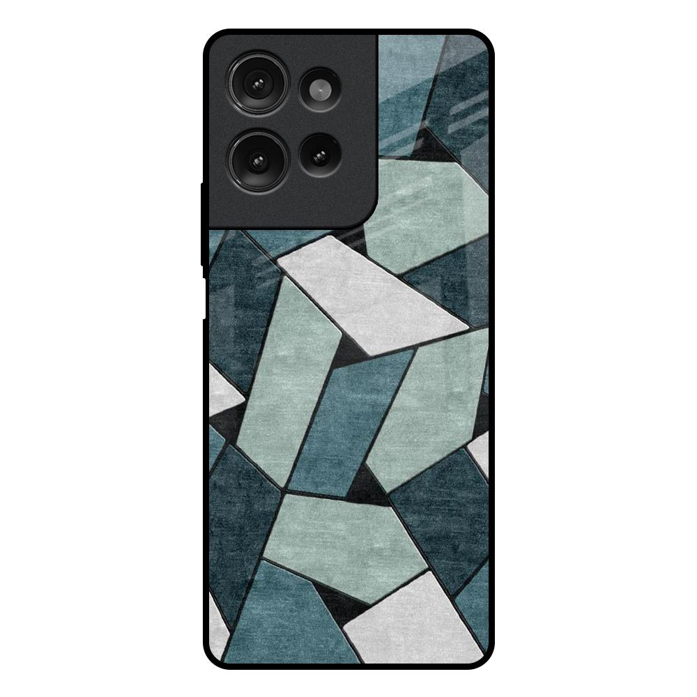 Abstact Tiles Motorola G75 5G Glass Back Cover Online