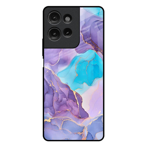 Alcohol ink Marble Motorola G75 5G Glass Back Cover Online