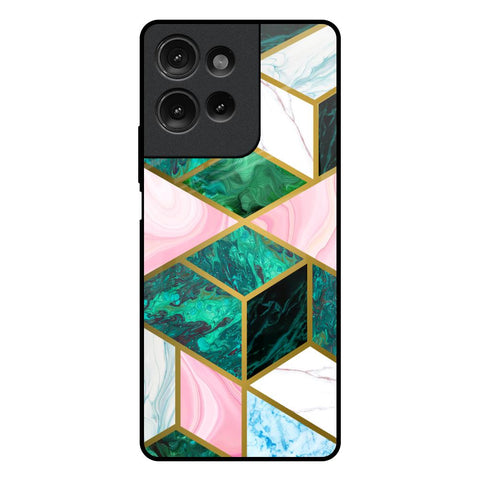 Seamless Green Marble Motorola G75 5G Glass Back Cover Online