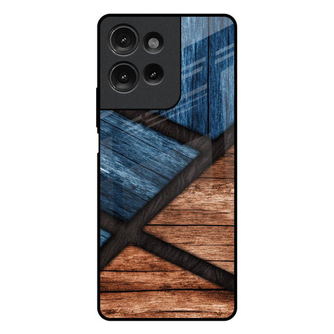 Wooden Tiles Motorola G75 5G Glass Back Cover Online
