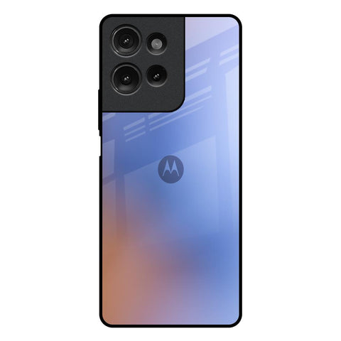 Blue Aura Motorola G75 5G Glass Back Cover Online