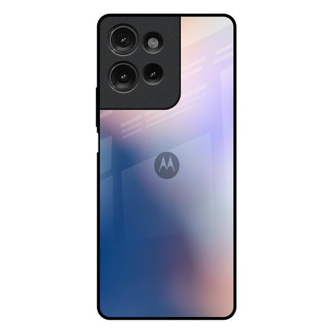 Blue Mauve Gradient Motorola G75 5G Glass Back Cover Online