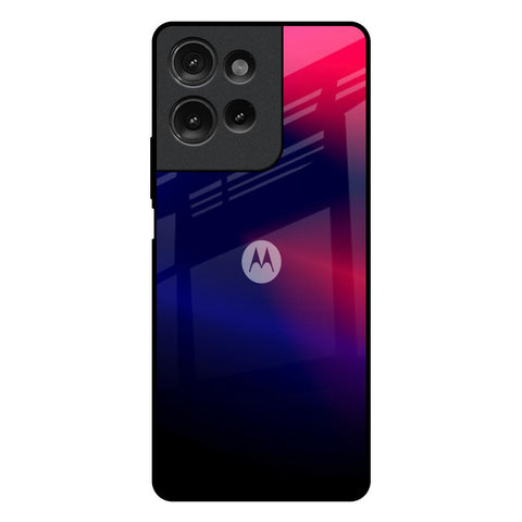 Blue Ombre Motorola G75 5G Glass Back Cover Online