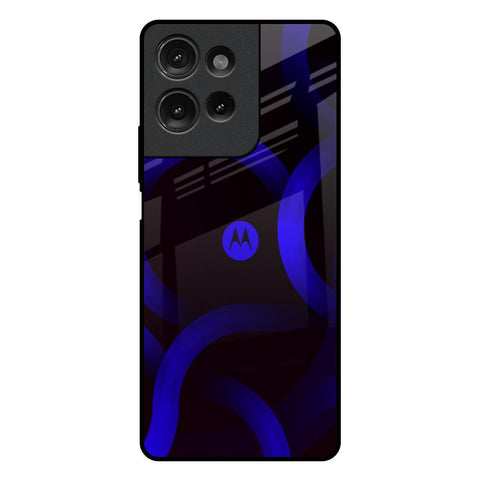Blue Ring Light Motorola G75 5G Glass Back Cover Online