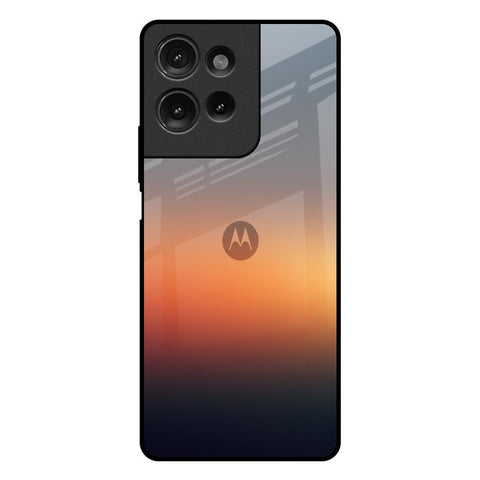 Aesthetic Orange Motorola G75 5G Glass Back Cover Online