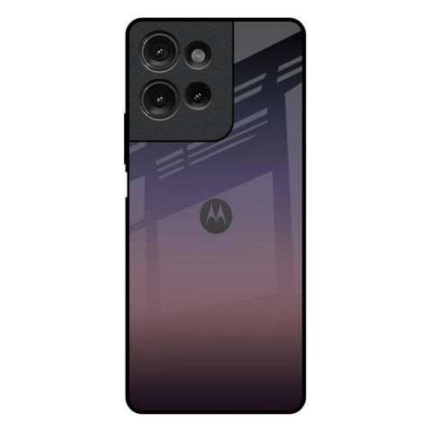 Grey Ombre Motorola G75 5G Glass Back Cover Online