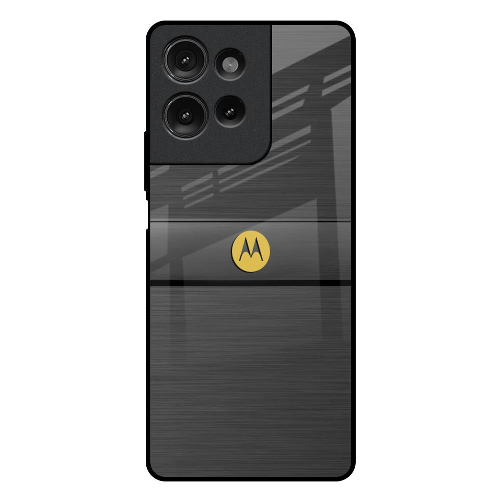 Grey Metallic Glass Motorola G75 5G Glass Back Cover Online