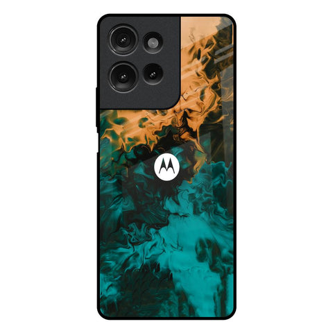 Watercolor Wave Motorola G75 5G Glass Back Cover Online