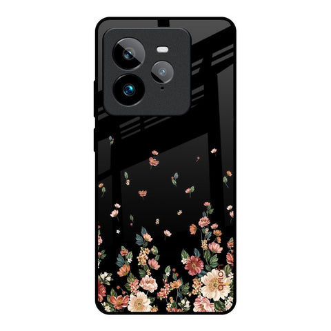 Floating Floral Print Realme GT7 Pro Glass Back Cover Online